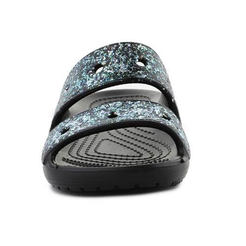 Chinelos para crianças Crocs Classic Glitter Sandal Kids 2/5