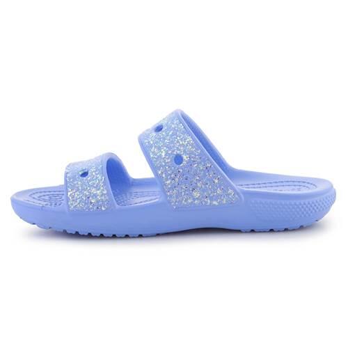 Sandals Niño Crocs Classic Glitter Azul 4/5