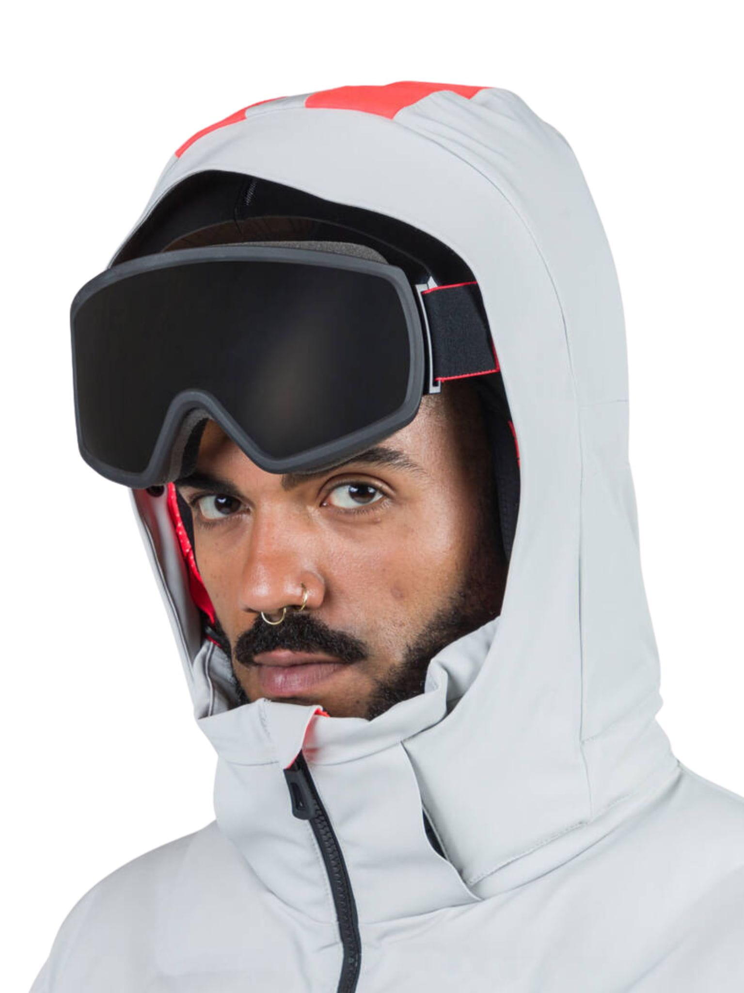 Kurtka narciarska Rossignol męska Hero Blackside puffy JKT szara 3/6