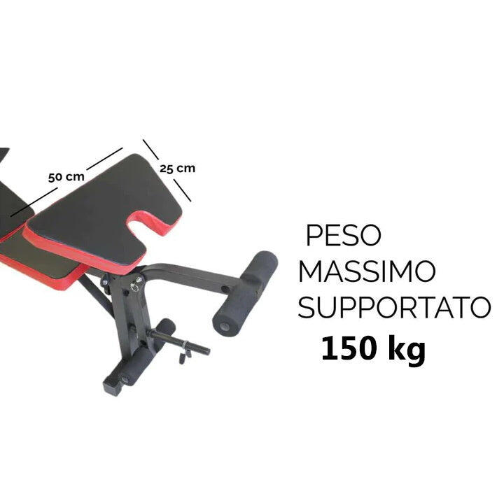 Banc de Musculation Multifonction Station de Dips avec Barre de 180 cm FF 3/7