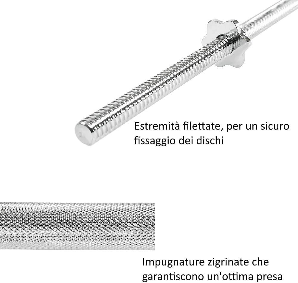 Panca Multifunzione Dip Station con Bilanciere Da 180 cm FF 6/7