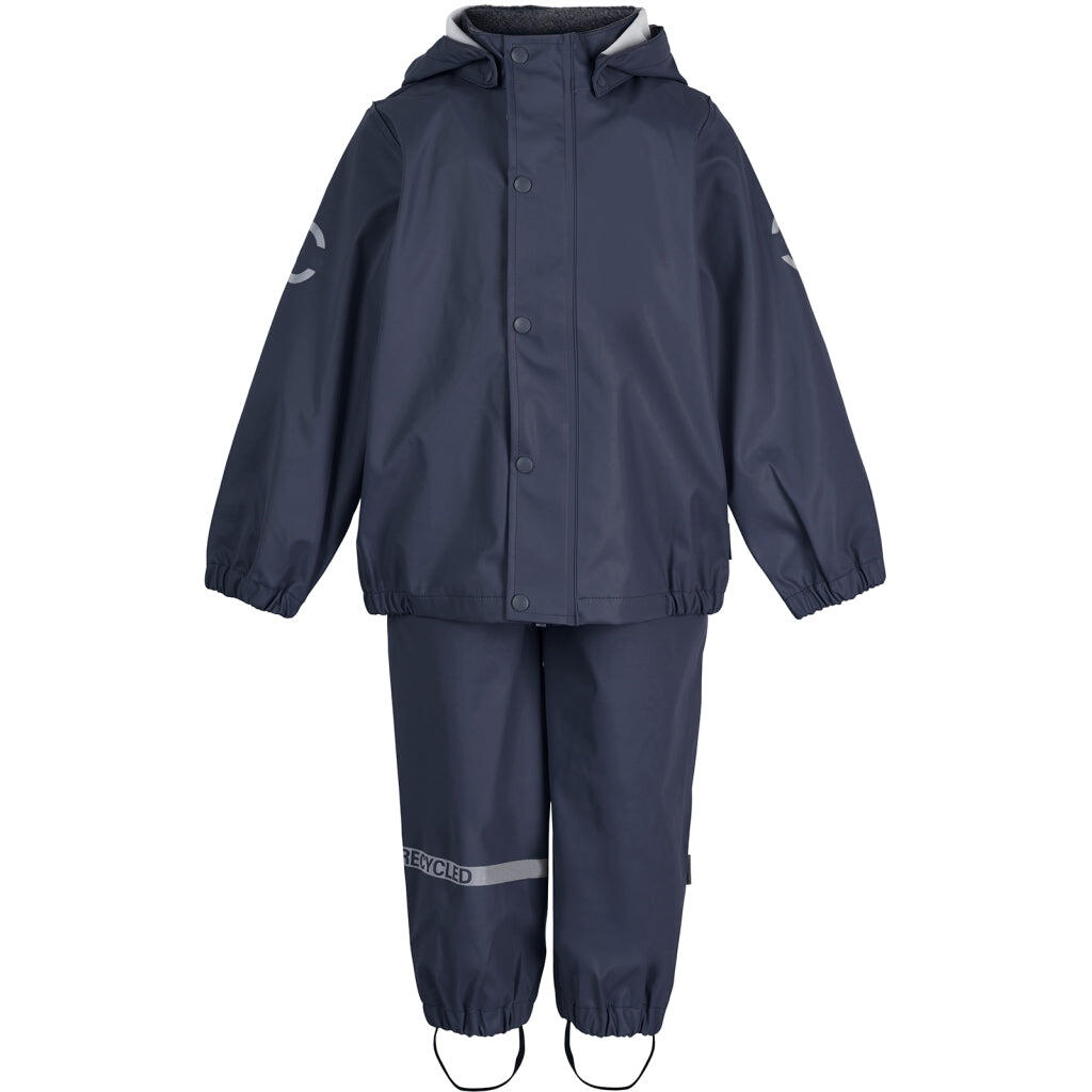 MIKK-LINE Mikk-line Regenset mit Matschhose und Jacke 128 Blue Nights