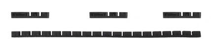 Haibike TRK ALLTRACK MRS Jeu de caoutchoucs incl. joint de rail