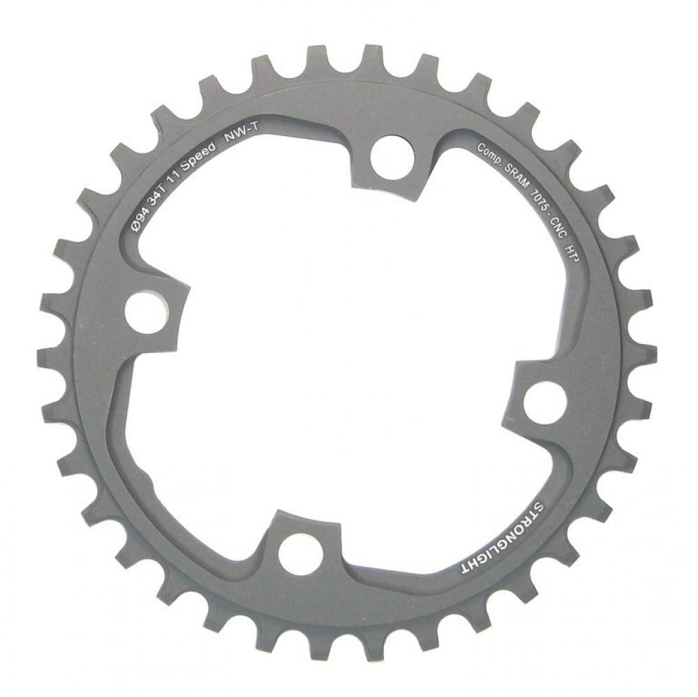 Stronglight kettingblad ht3 mod. 17 chain ring strongl. ht3 30t inner alu black 2/2