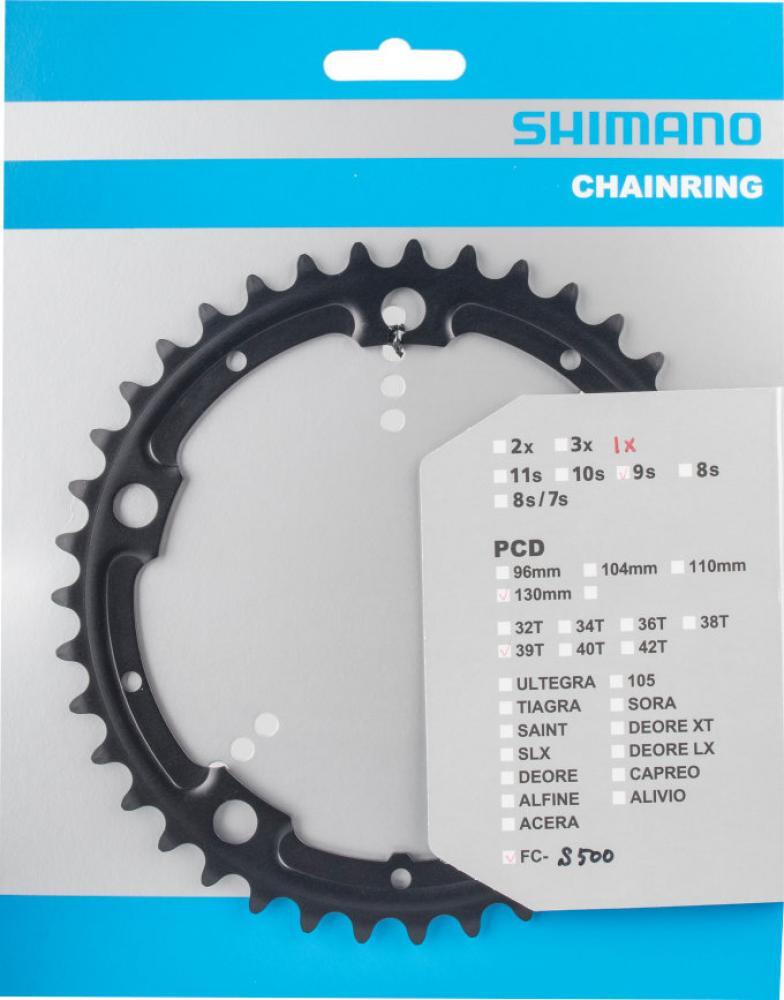 SHIMANO Alfine FC-S501 plato 39T 5 brazos 130 mm 2/2