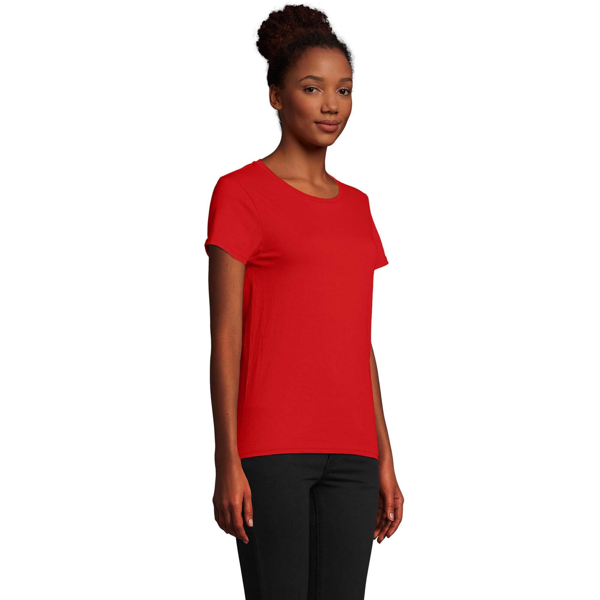 Tshirt PIONEER Femme (Rouge) 3/4