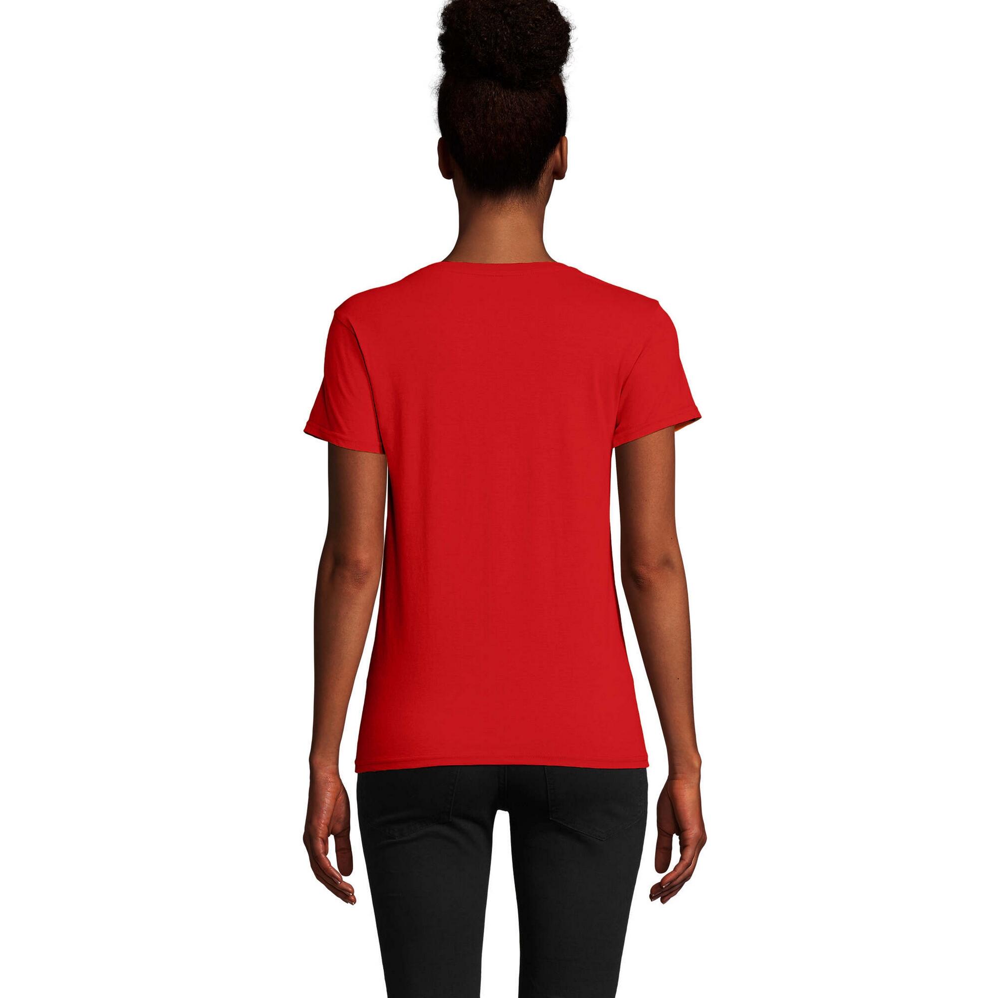 Tshirt PIONEER Femme (Rouge) 2/4