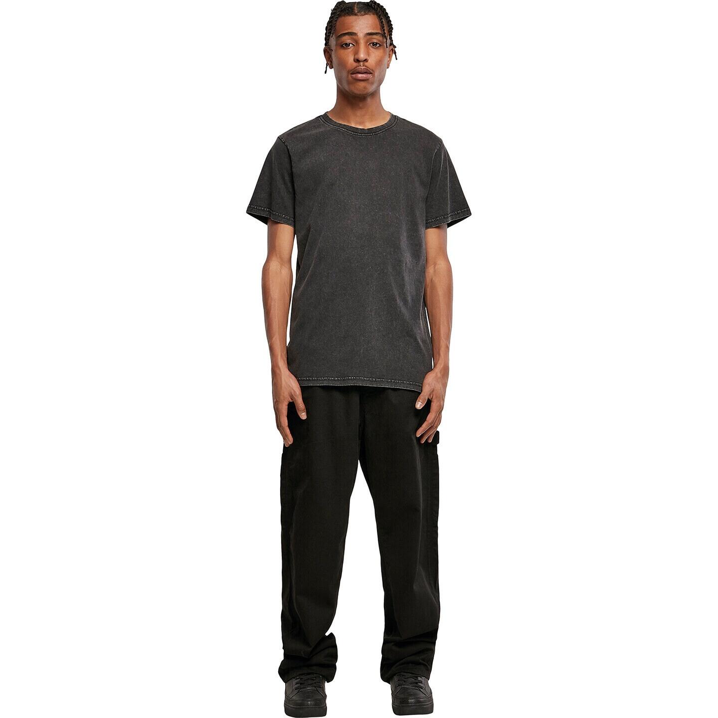 Mens Acid Wash TShirt (Black) 2/2