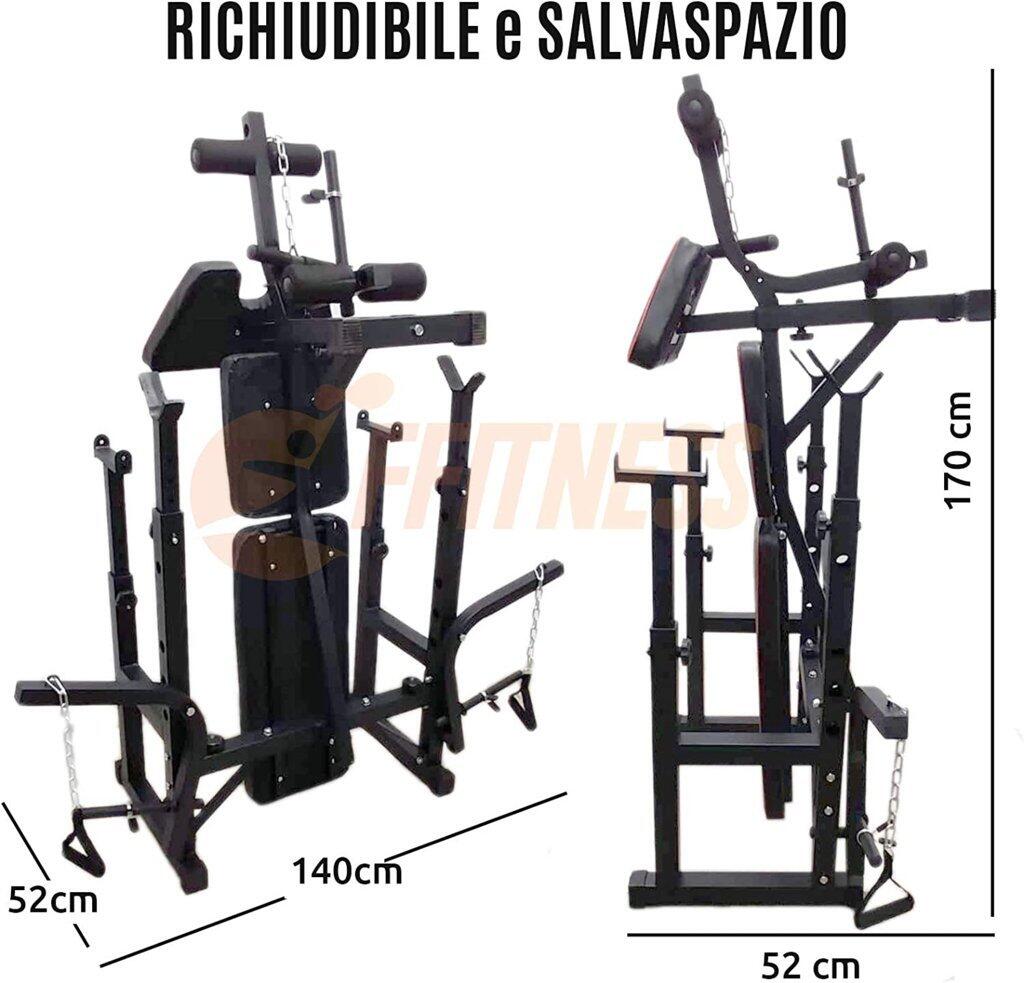 Panca Multifunzione con Bilanciere da 180CM FF 3/7