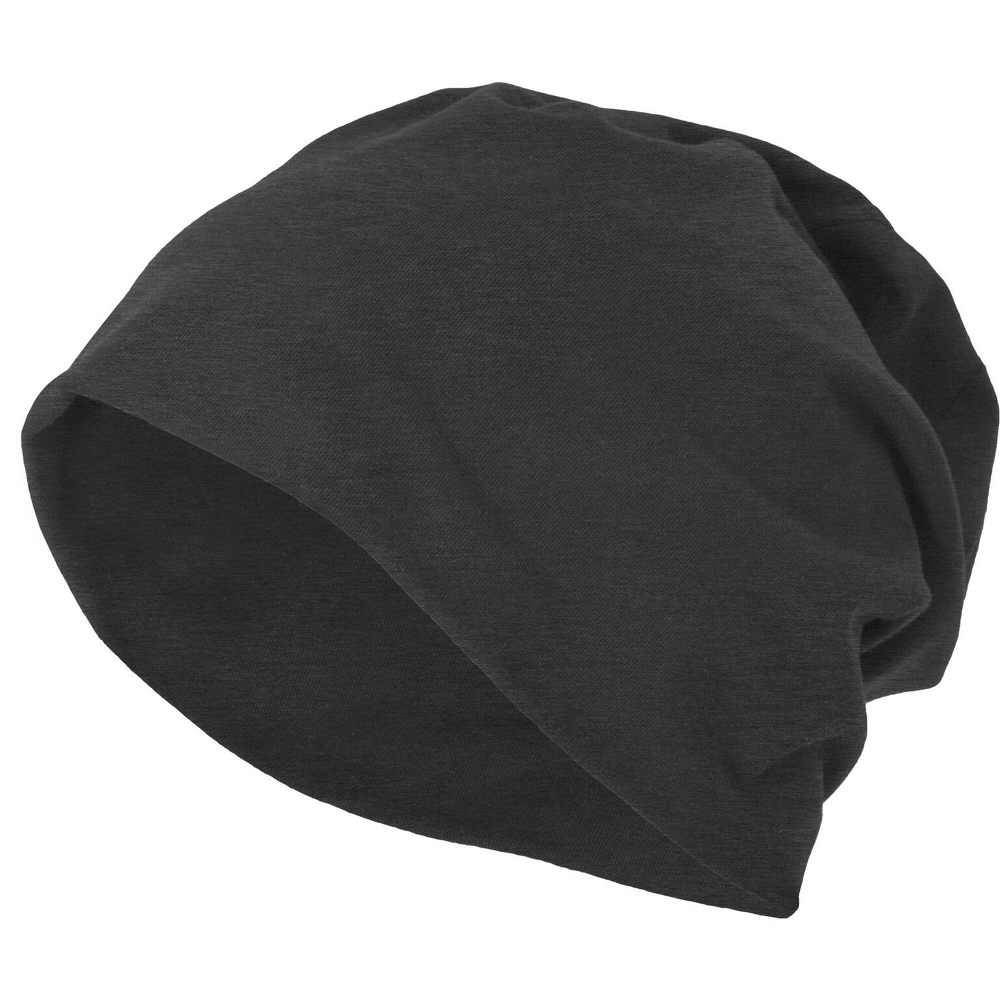 BUILD YOUR BRAND Jersey Beanie (Black)