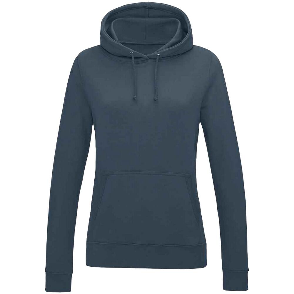AWDIS Womens/Ladies Girlie College Hoodie (Airforce Blue)