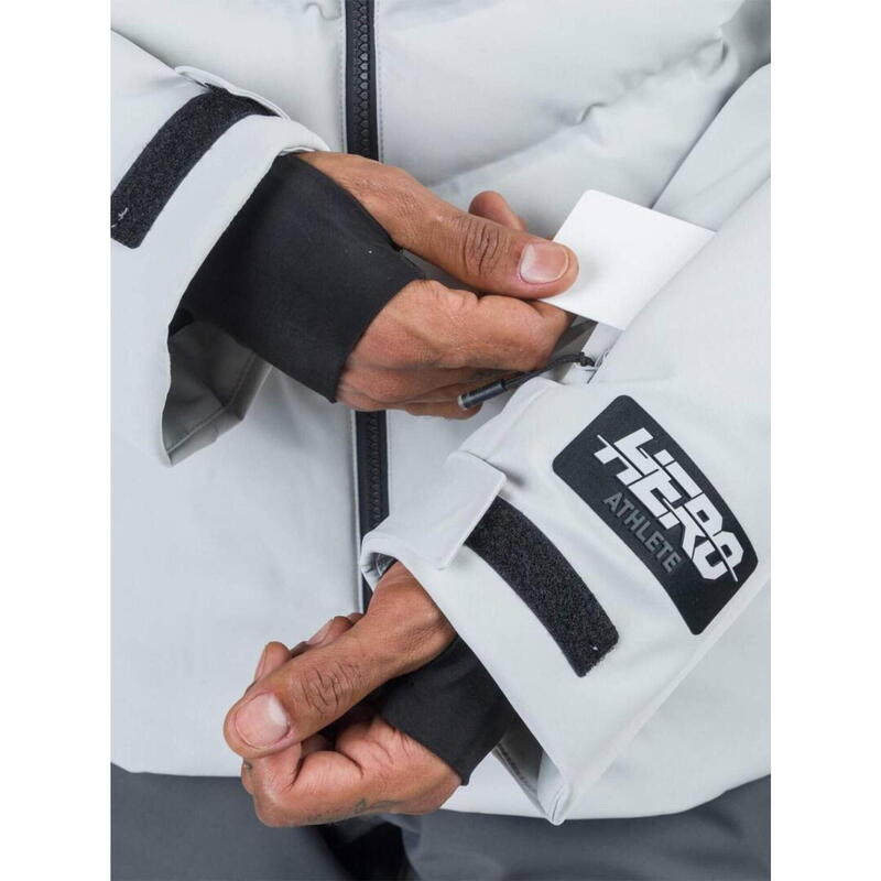 Kurtka narciarska Rossignol męska Hero Blackside puffy JKT szara