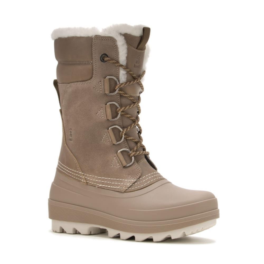 Lauren Womens Insulated Waterproof Leather Mid-Calf Snow Boots 2/7