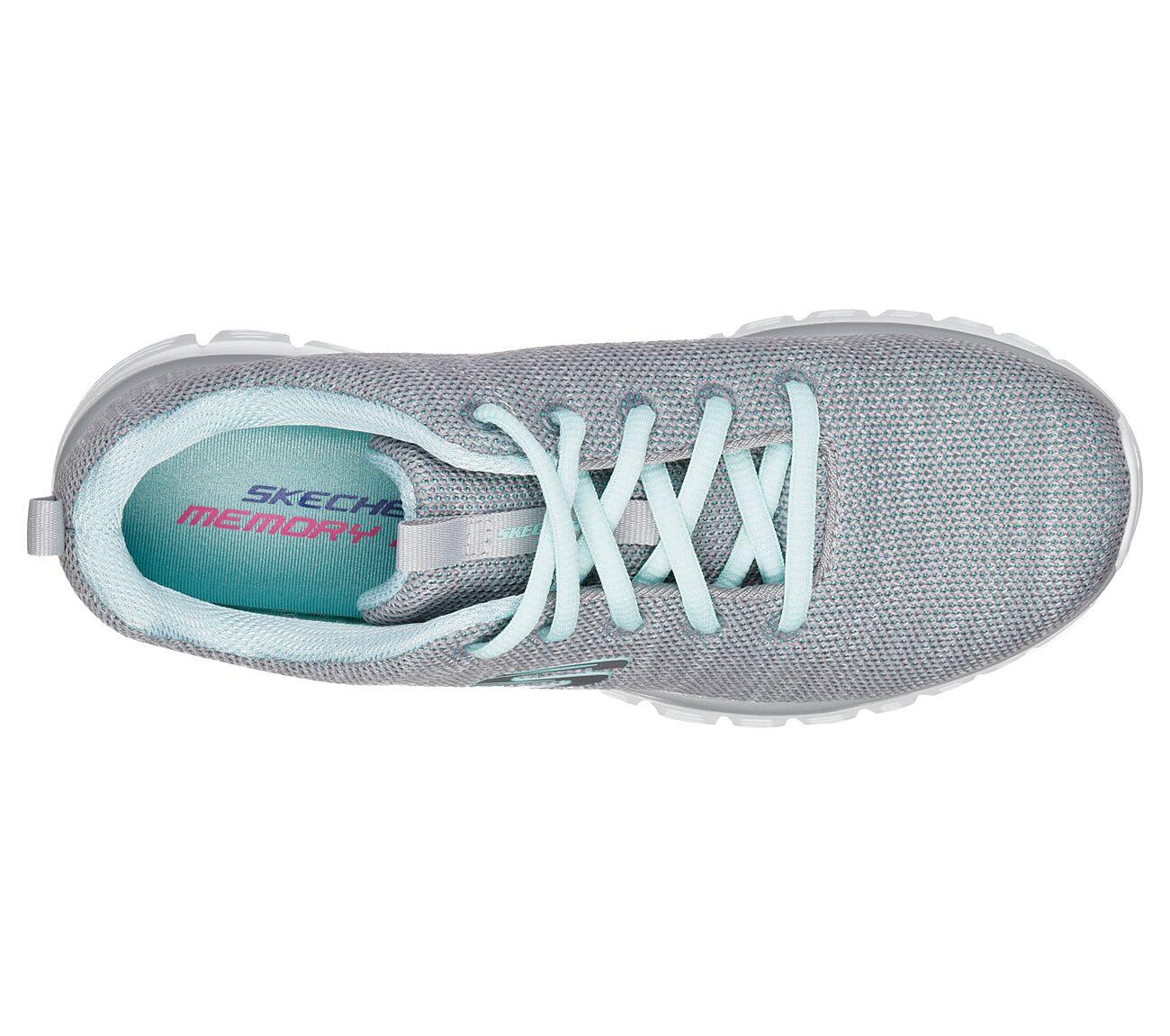Chaussures de sport pour femme Skechers Graceful-Twisted Fortune Gris 2/5