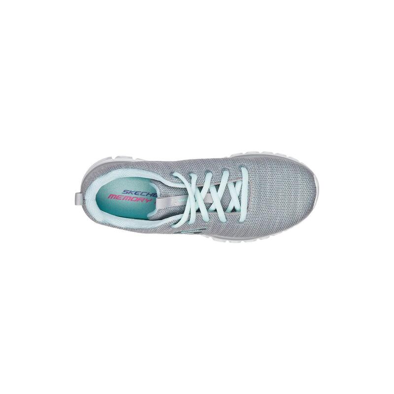 Pantofi sport pentru femei Skechers Graceful-Twisted Fortune Gri
