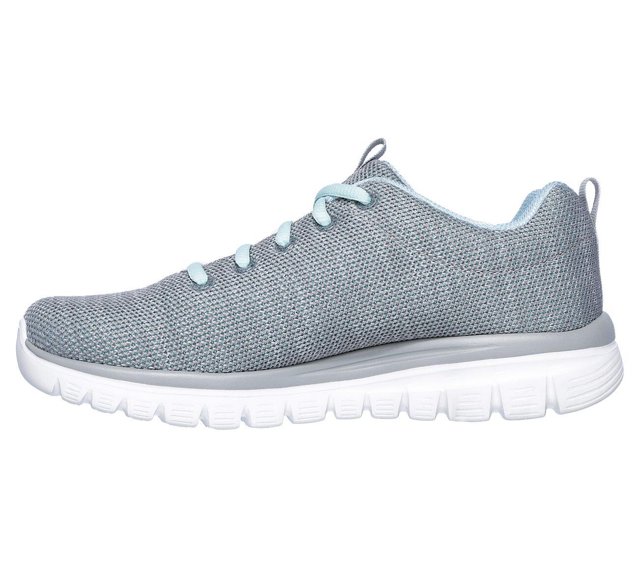Chaussures de sport pour femme Skechers Graceful-Twisted Fortune Gris 4/5