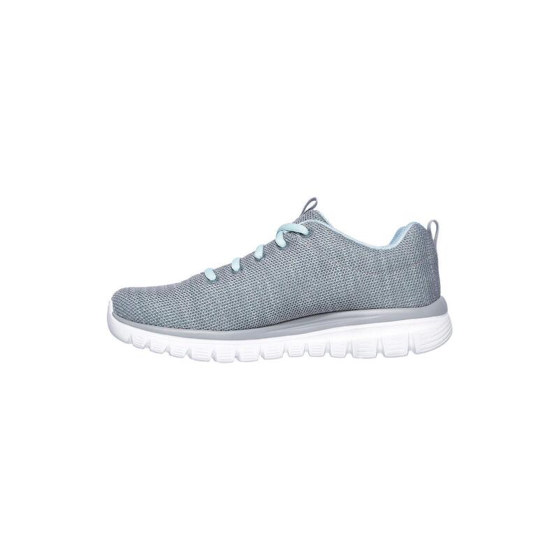 Pantofi sport pentru femei Skechers Graceful-Twisted Fortune Gri