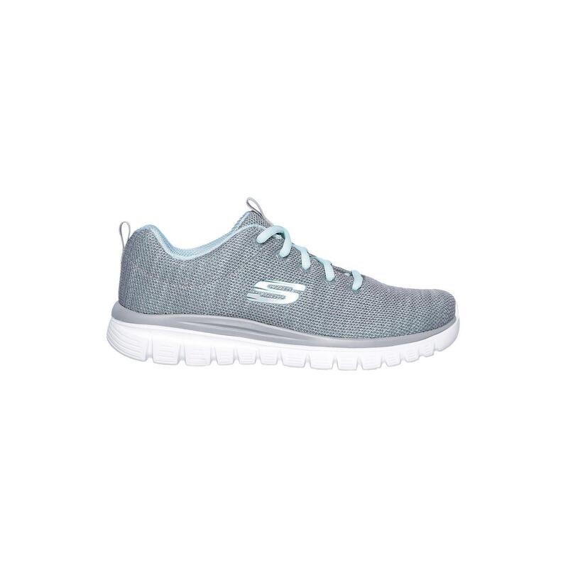 Pantofi sport pentru femei Skechers Graceful-Twisted Fortune Gri