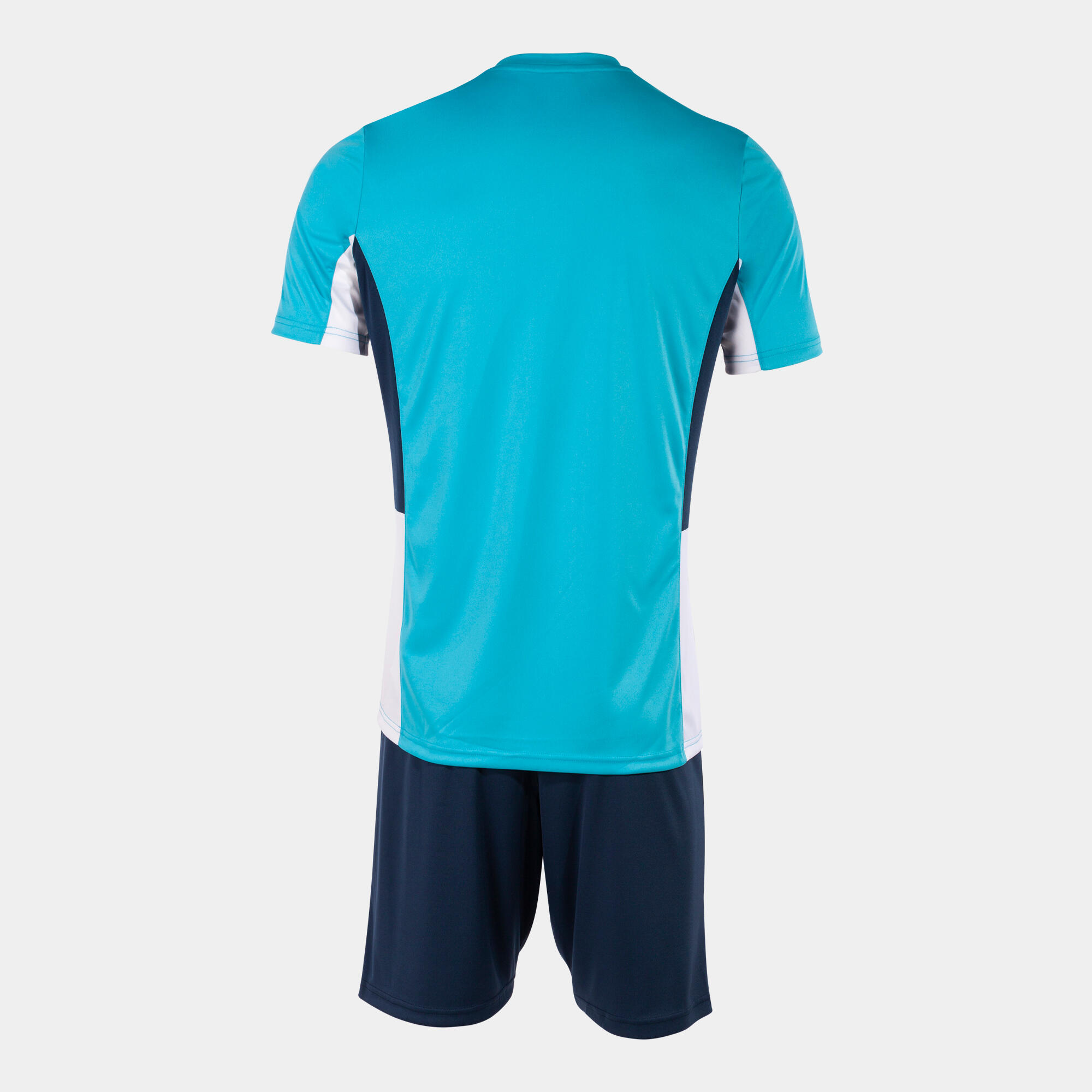 Conjunto Futebol Criança Joma Danubio II Azul-Turquesa Fluor 2/5