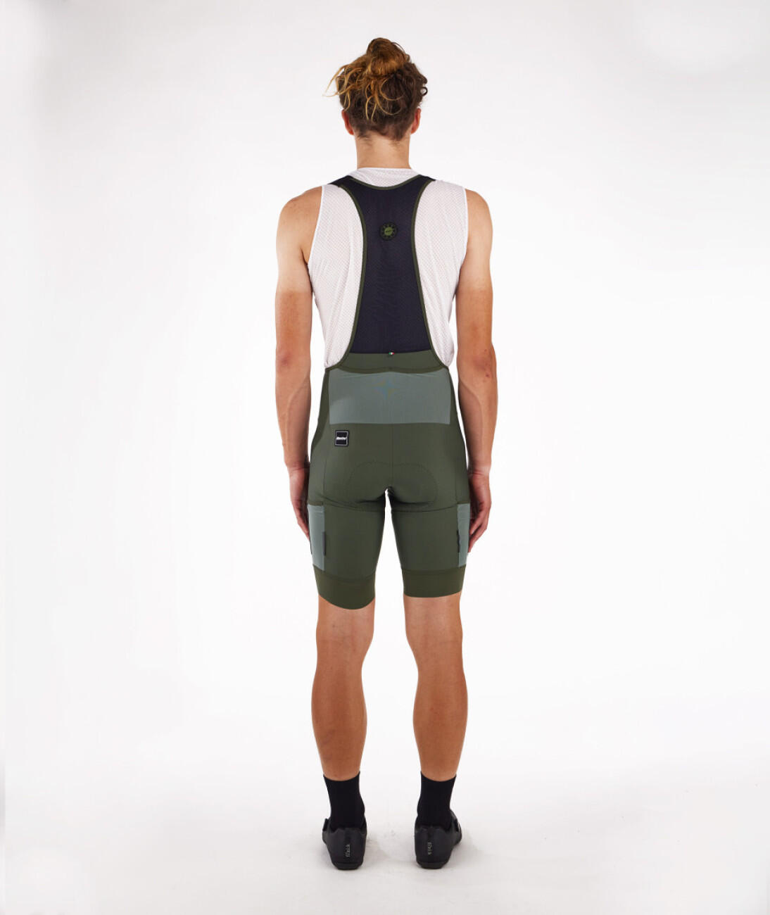 Kurze Fahrradhose mit Trägern - GRAVEL 2/6