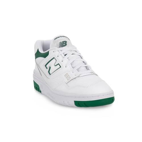 New Balance 550 White Classic Green