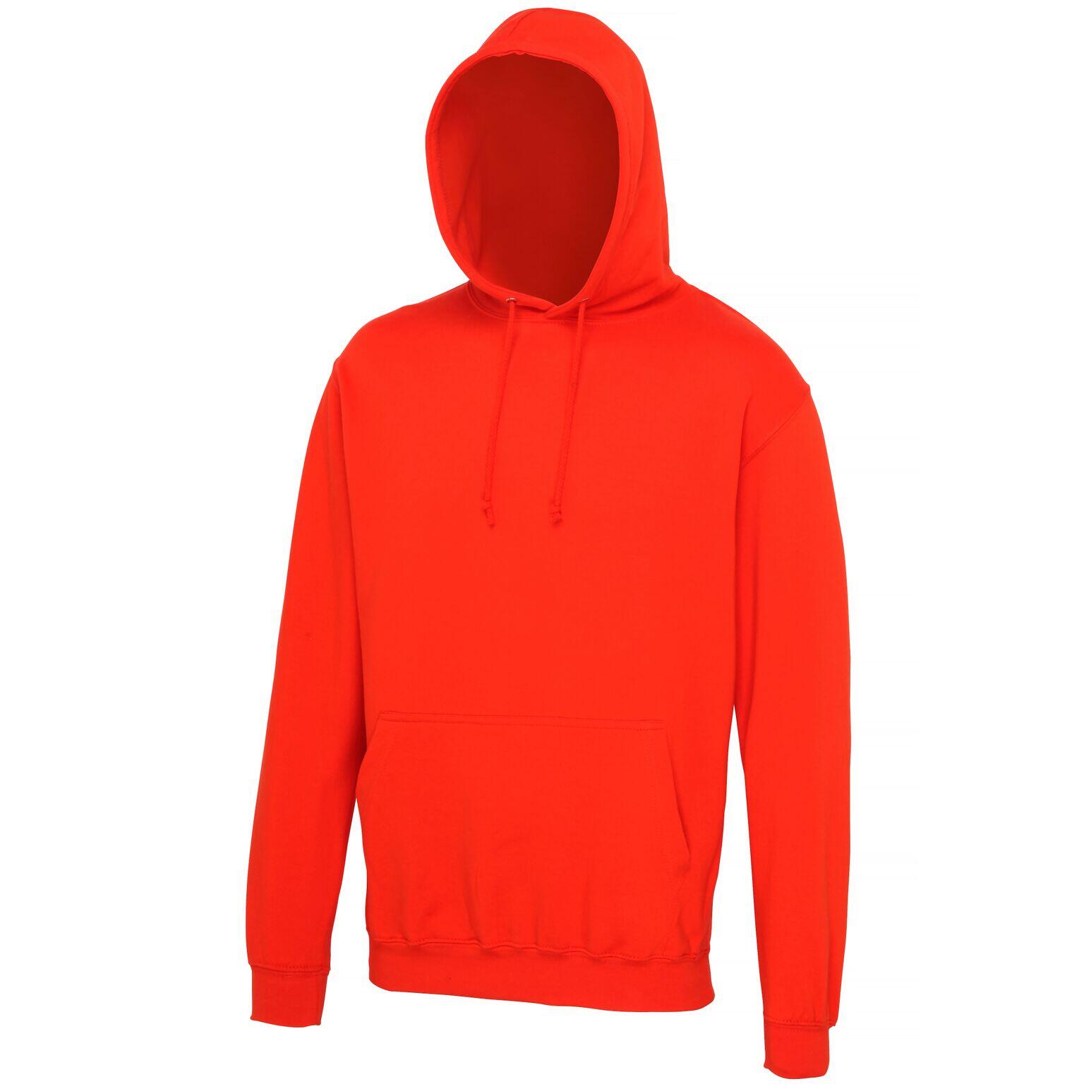 AWDIS Unisex College Hooded Sweatshirt / Hoodie (Sunset Orange)