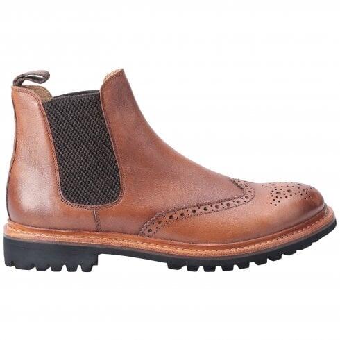 Cotswold Siddington Commando | Brown | Mens Leather Brogue Chelsea Boo 7/7