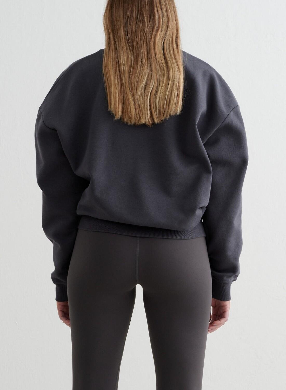 Femme Sweatshirt Gris Foncé 2/6