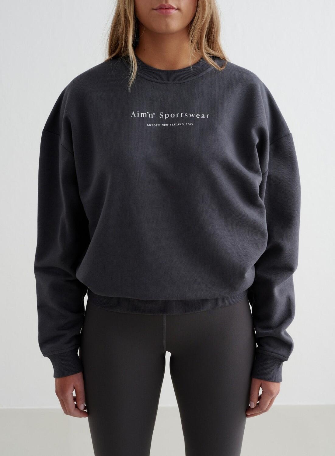 AIM'N Damen Sweatshirt Dunkelgrau