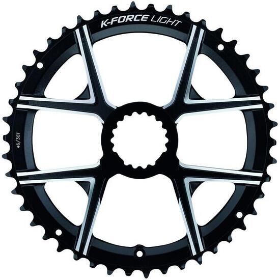 FSA Kettenblatt Road K-Force Light Modular 46 T Schwarz - leichtes Direct-Mou...