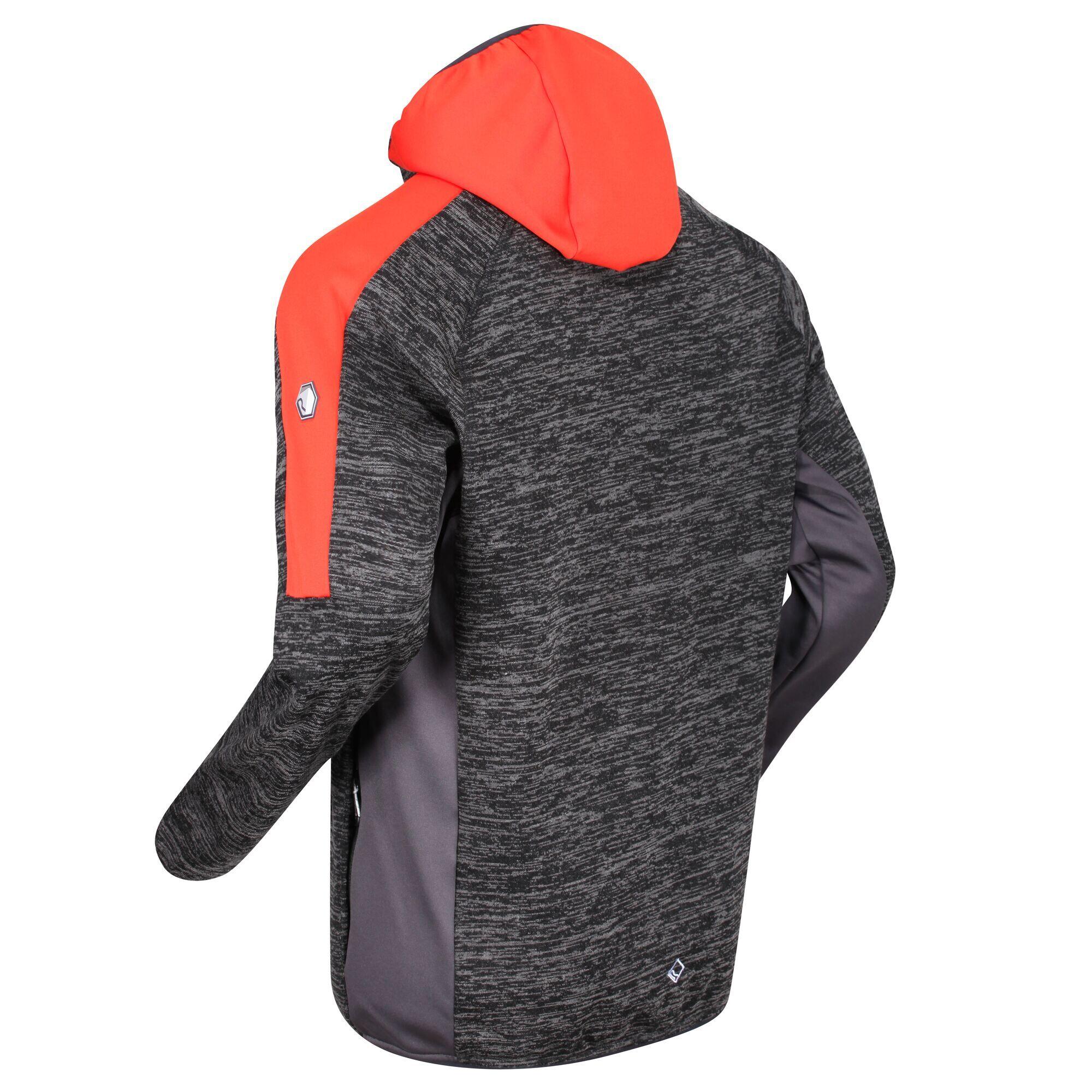 Midlayer Cadford II Wandern/Outdoor/Trekking Herren Blk/CajunOra Atmungsaktiv 2/4