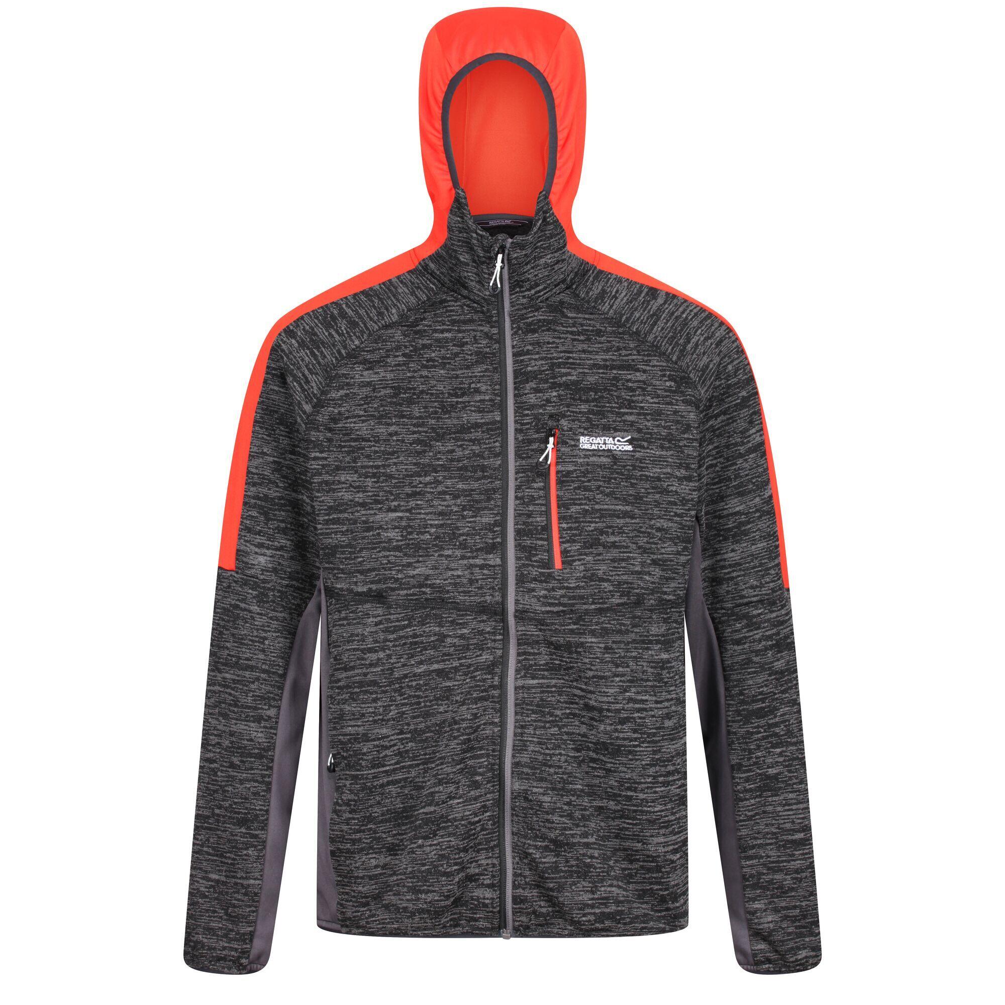 Midlayer Cadford II Wandern/Outdoor/Trekking Herren Blk/CajunOra Atmungsaktiv 3/4