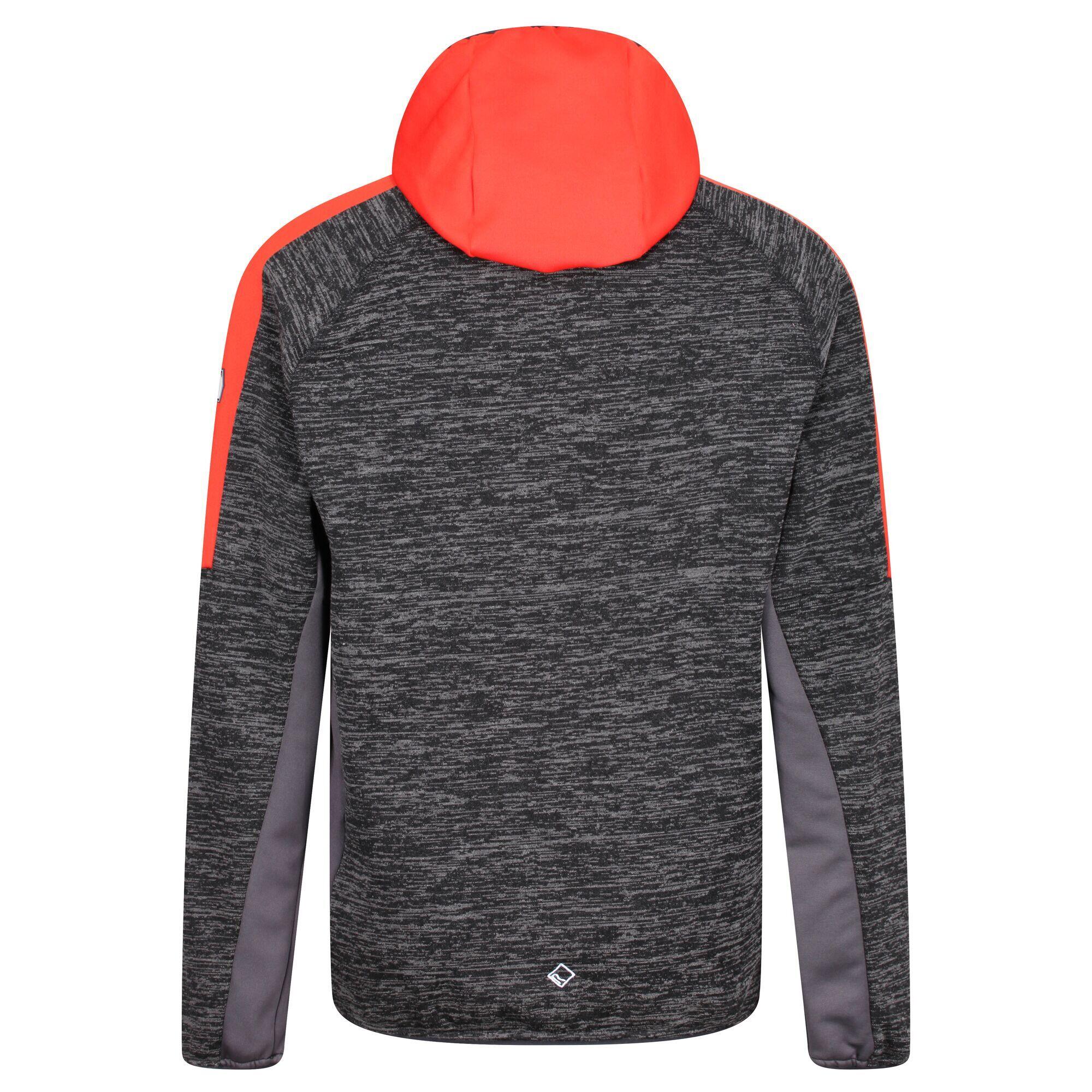 Midlayer Cadford II Wandern/Outdoor/Trekking Herren Blk/CajunOra Atmungsaktiv 4/4