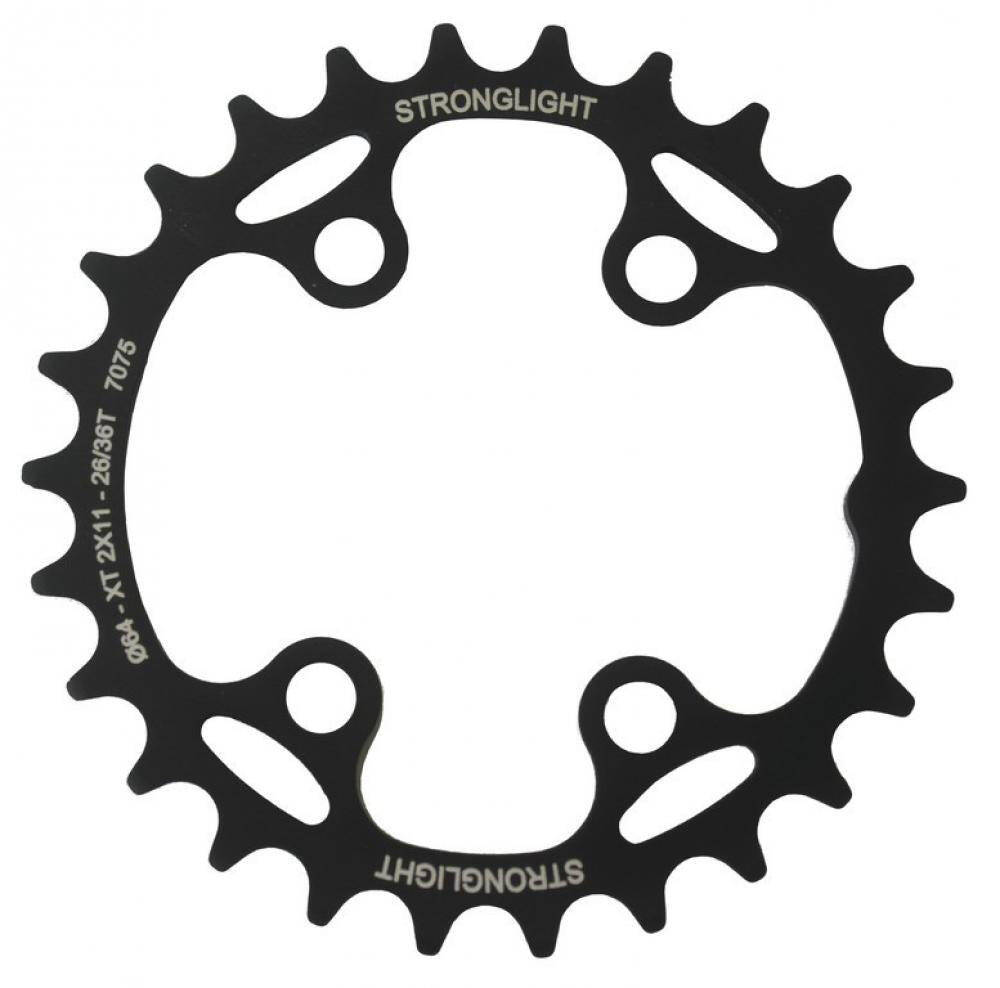 STRONGLIGHT HT3 plateau MTB 24 dents pour Shimano XT/SLX 2/2