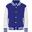 Blouson D´université Enfant (Bleu Roi / Blanc)