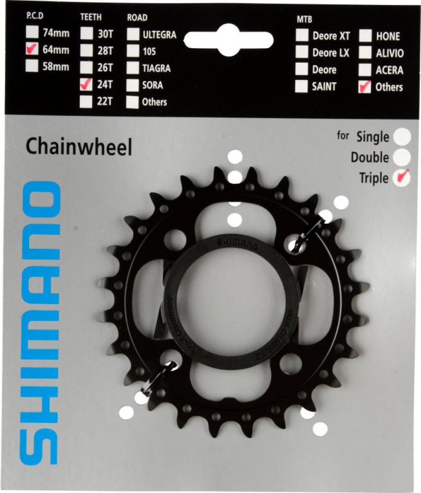 Plateaux Shimano fc-t521 24T 2/2