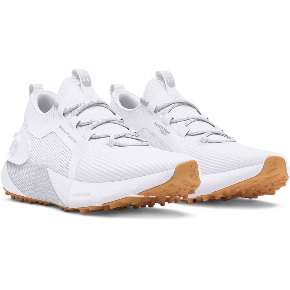 Golfschoenen Dames Under Armour Phantom Golf-White White Clay 3/5