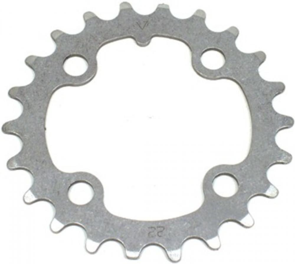 STRONGLIGHT plato MTB 24T 4-brazos 64 mm acero plateado 2/2