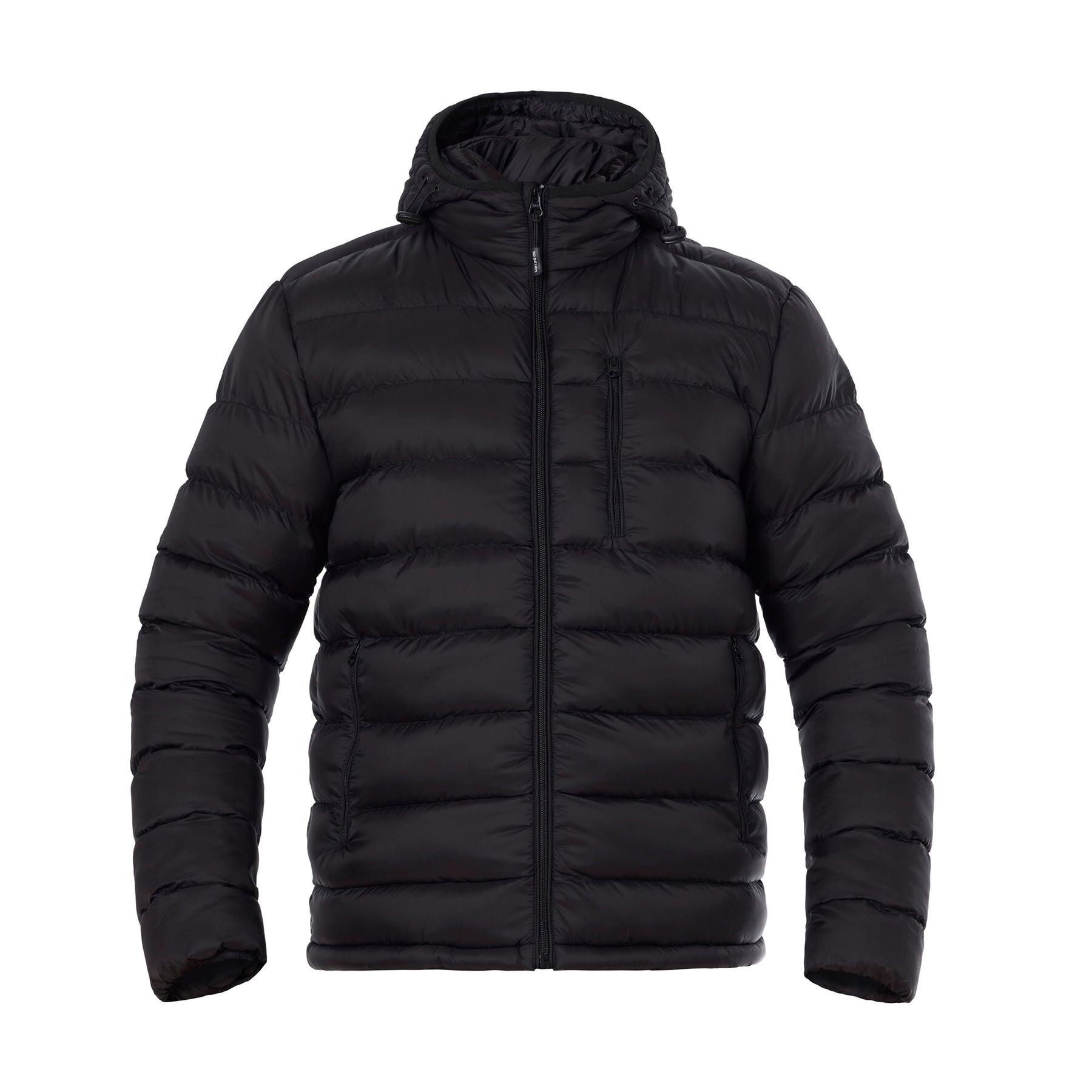 30seven - Veste Matelassée Chauffante -capuche Ajustable -noir Super Batterie - Doudoune Synthétique - Noir - Decathlon