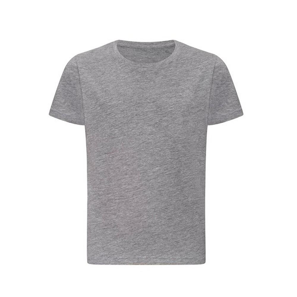 Childrens/Kids Just Ts The 100 TShirt (Heather Grey) 1/2