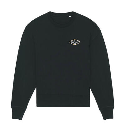 Sweater - crewneck 90's - zwart - m - carver