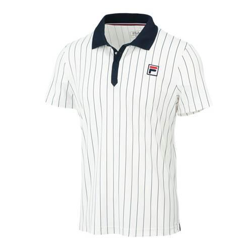 Polo rayé Fila Björn homme blanc manches courtes 38 2/3