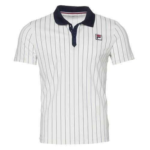 Polo a righe Fila Uomo con colletto a maglia piatta maniche corte