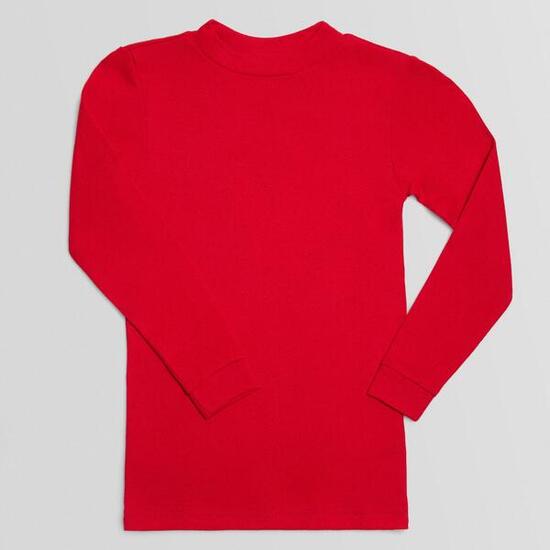 T-shirt chaud manches longues col semi-cygne