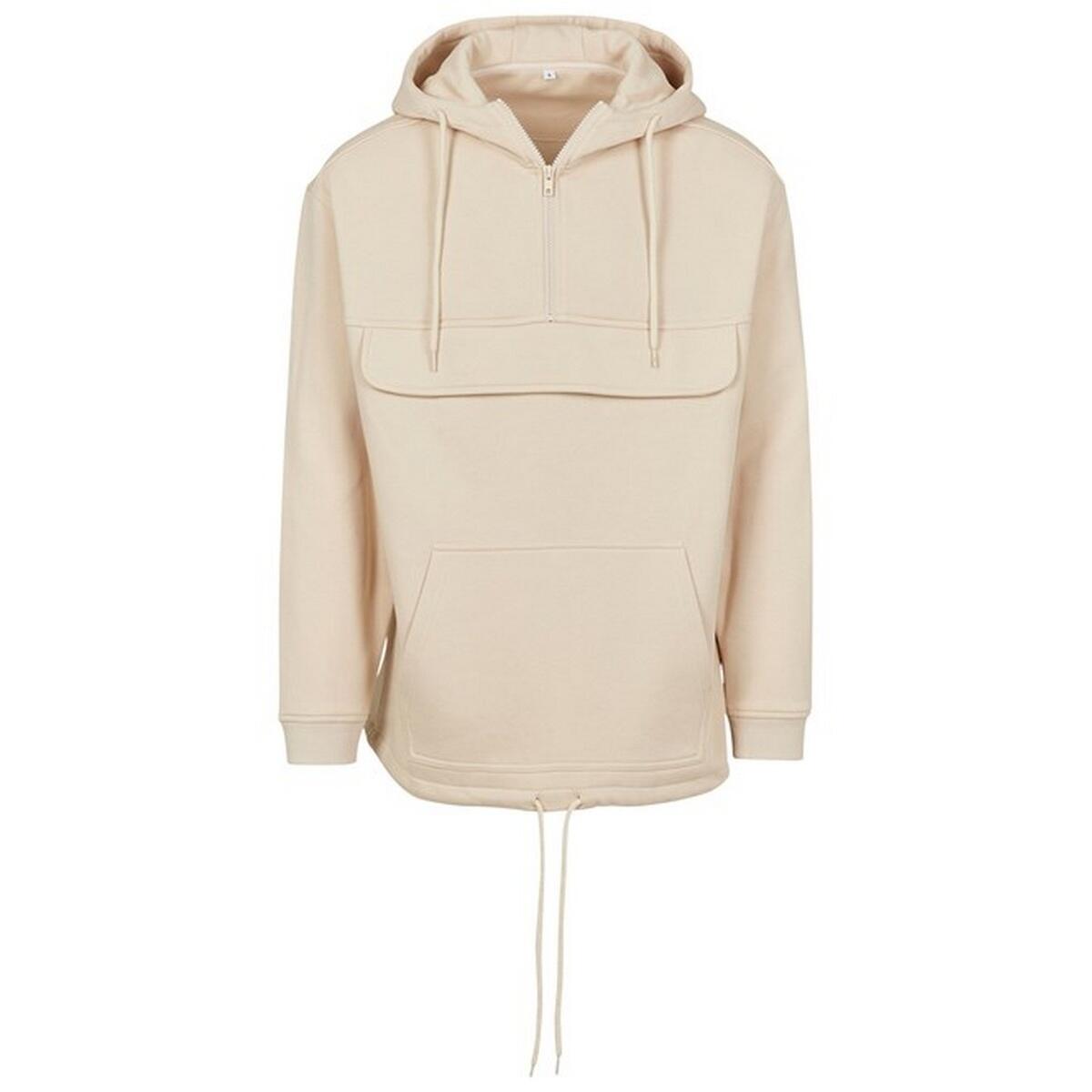 BUILD YOUR BRAND Unisex Adult Pullover Hoodie (Sand)