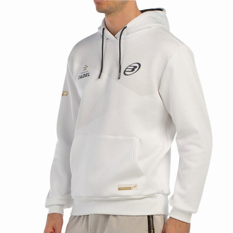 Sudadera Bullpadel Premier Padel Baque Blanco 4/7