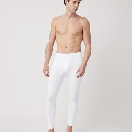 Pantalon intérieur thermique blanc