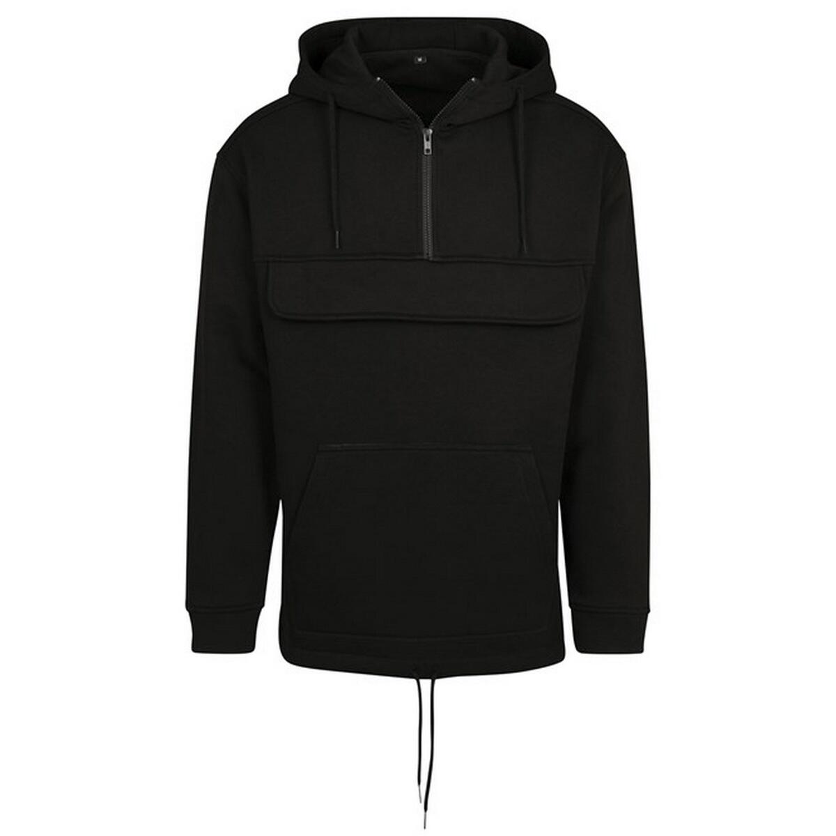 BUILD YOUR BRAND Unisex Adult Pullover Hoodie (Black)
