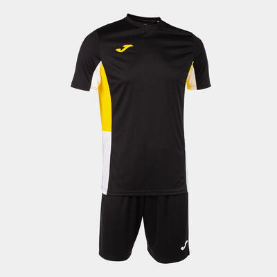 Joma danubio ii sportset zwart-geel m - ademend & duurzaam