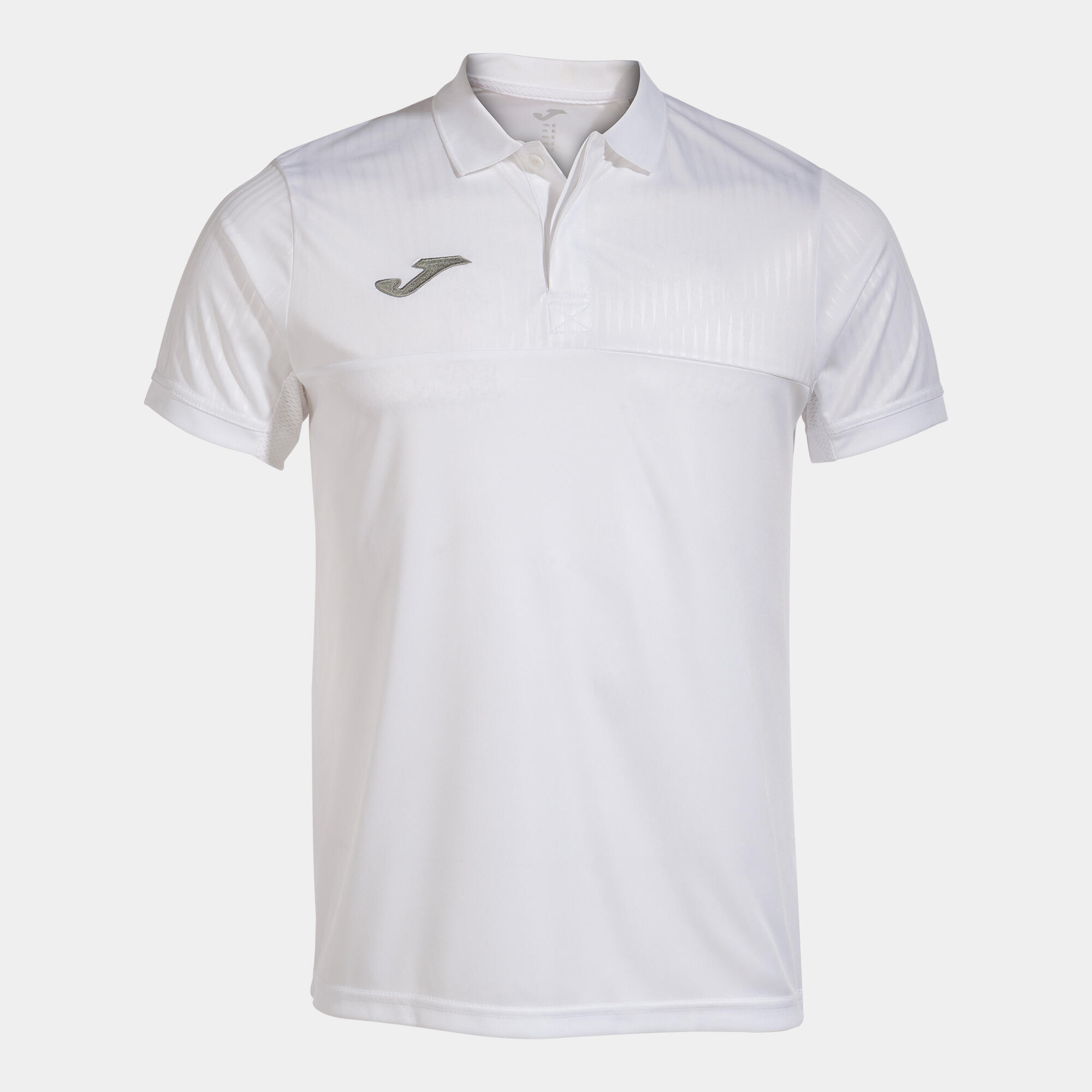 Polo Manga Corta Pádel Hombre Joma Montreal Blanco 4/5
